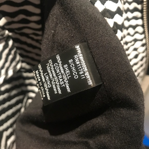 Black and white blazer jacket - Picture 4 of 4